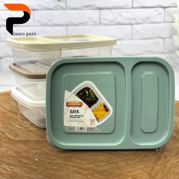 ظرف غذای 2 خانه سایا 1 گلد - Image 6