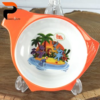 کاسه کودک گرد جوجه ملامین - Image 2