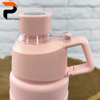 فلاسک قلمی 1 لیتر درب پیچی پاستیلی - Image 2