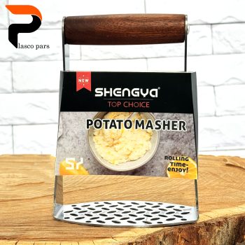 پوره کن استیل دسته بلند چوبی شنگیا 2982 - Image 5