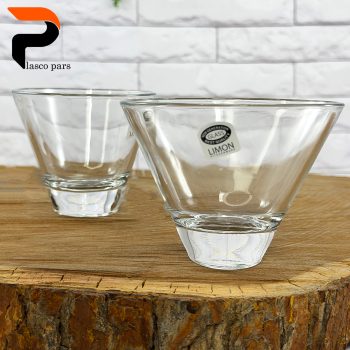 پیاله سرو بیضی مخروطی 6 عددی لیمون