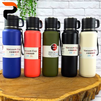 فلاسک قلمی 1 لیتر لیوان دار 201-304