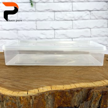 ظرف 2 لیتر دو عددی شفاف طب - Image 2