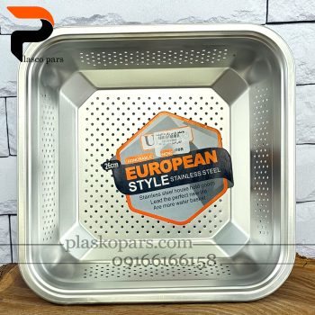 آبکش استیل مربع سایز 26 - Image 3