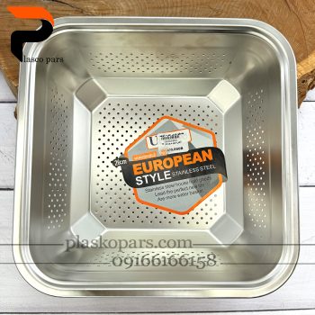 آبکش استیل مربع سایز 26 - Image 2