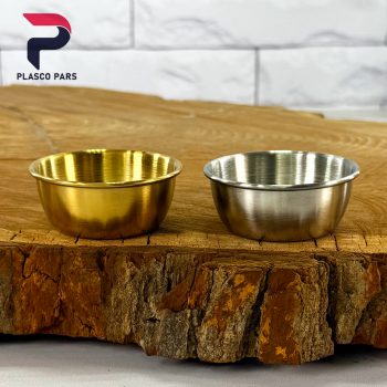 کاسه مزه خوری استیل نقره ای کوچک - Image 5