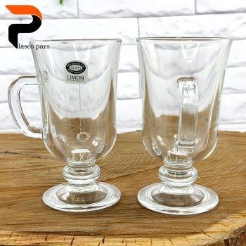 لیوان پایه دار شیشه ای لیمون - Image 4