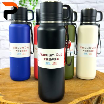 فلاسک قلمی 1 لیتر لیوان دار 201-304 - Image 8