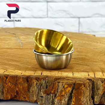 کاسه مزه خوری استیل نقره ای کوچک