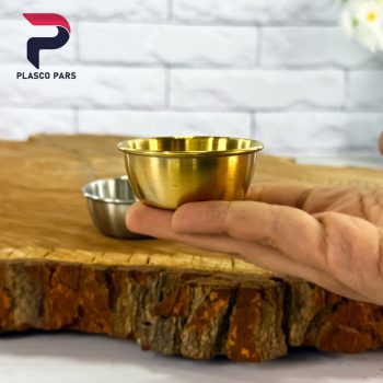 کاسه مزه خوری استیل نقره ای کوچک - Image 2