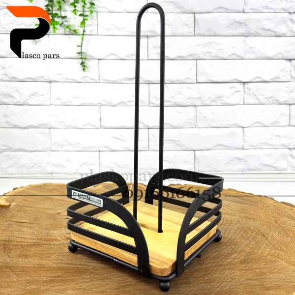 جادستمال حوله رومیزی فلزی کف چوب لیمیتاک