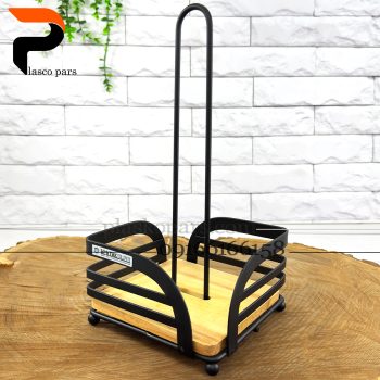 جادستمال حوله رومیزی فلزی کف چوب لیمیتاک - Image 5