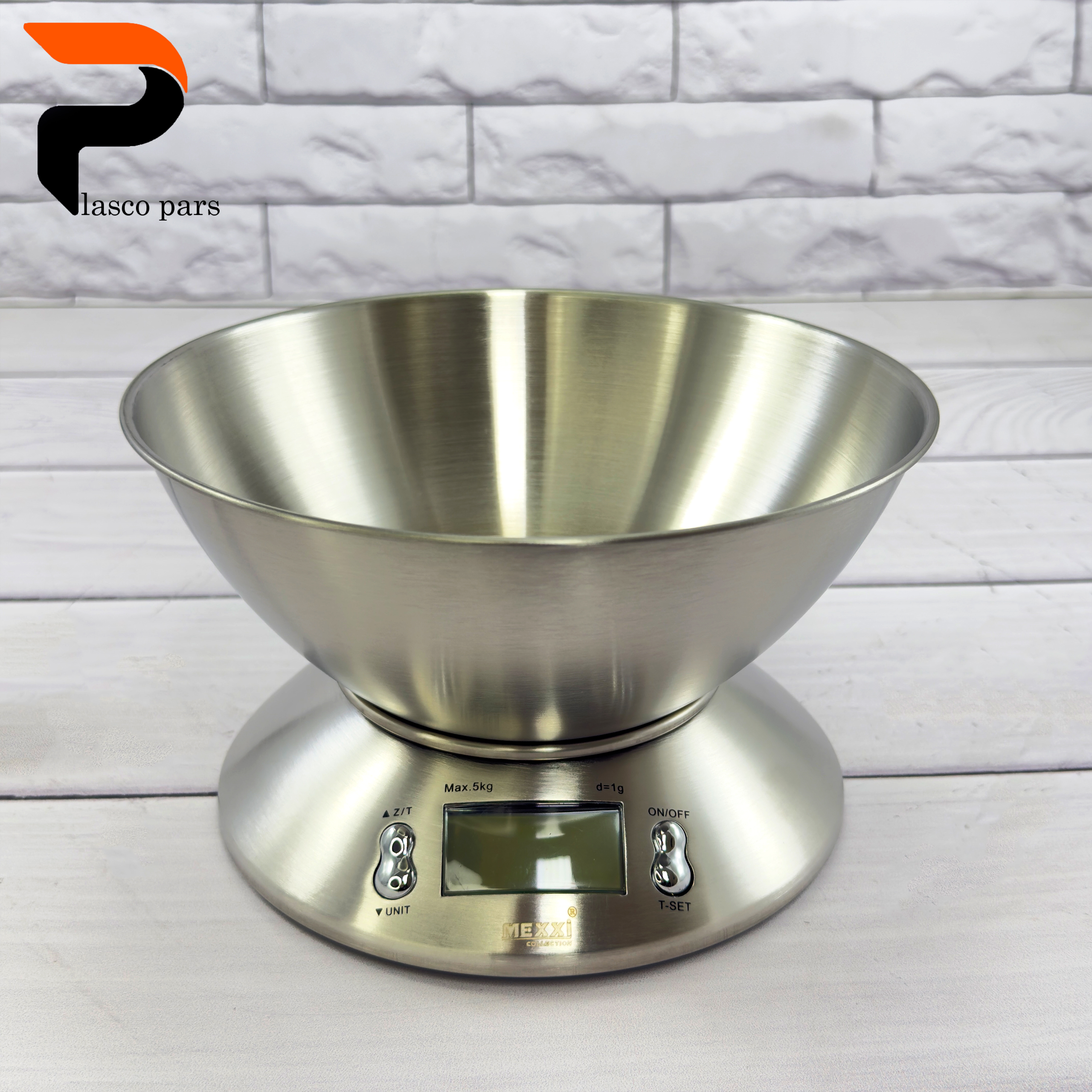 ترازو استیل (4) ترازو آشپزخانه استیل کاسه دار - Image 1