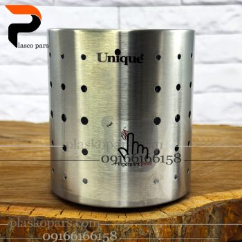 جا قاشقی بدون پایه بزرگ استیل یونیک