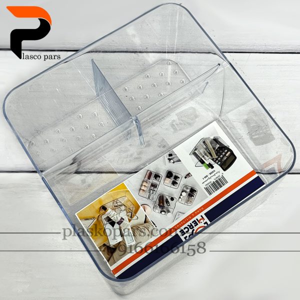 نظم دهنده مربع 3 خانه بزرگ کریستال مرسی 1-500