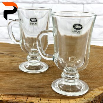 لیوان پایه دار شیشه ای لیمون - Image 3