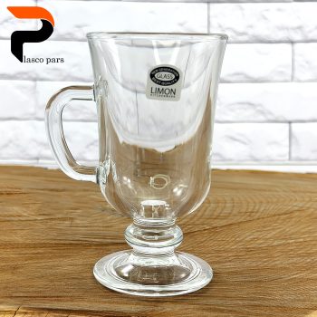 لیوان پایه دار شیشه ای لیمون - Image 5