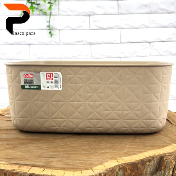 سبد گاباردین 12 لیتری زیبا
