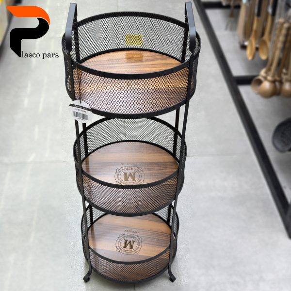 جاپیازی 3 طبقه گرد کف چوبی مرولین