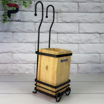 جا قاشقی تک آویز چوبی صبا لیمیتاک - Image 4