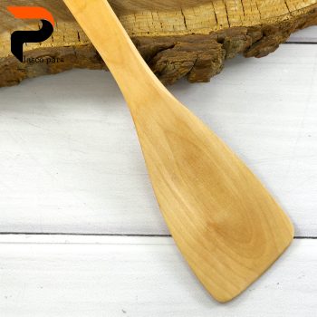 کفگیر برگردان چوبی اریب 32 سانت - Image 3