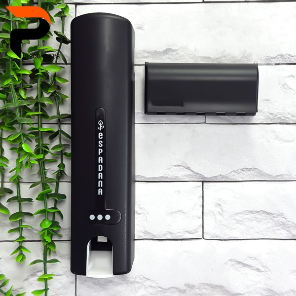 دستگاه خمیر دندان با مسواک مشکی اسپادانا