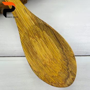 قاشق چوبی 32 سانت تخم مرغی - Image 3