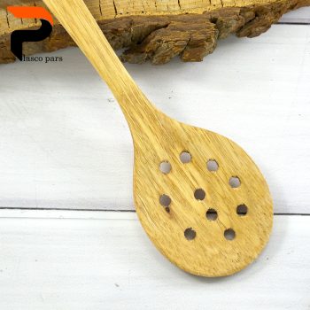 کفگیر پانچی گرد چوبی بلند - Image 3