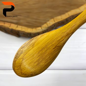 قاشق چوبی 32 سانت تخم مرغی - Image 4