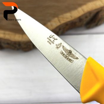 چاقو حیدری بیخس 11 سانت دسته زرد - Image 3