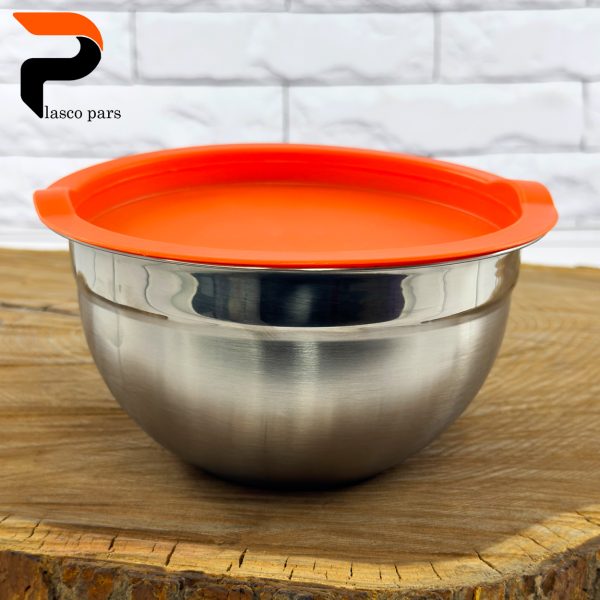 کاسه استیل درب دار 1