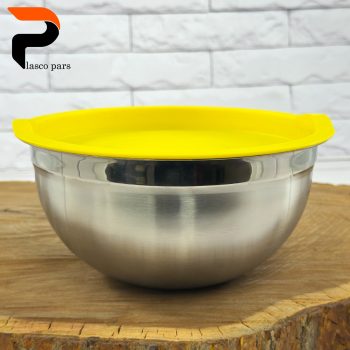 کاسه استیل درب دار 3