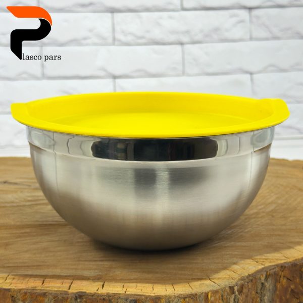 کاسه استیل درب دار 3