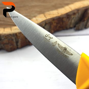 چاقو حیدری بیخس 11 سانت دسته زرد - Image 2