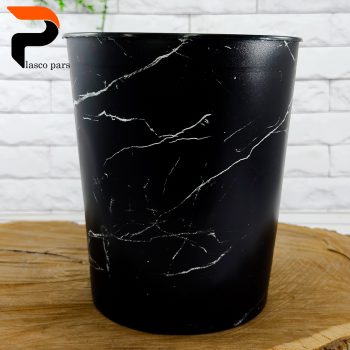 سطل چاپدار گرد گلد کلاسیک - Image 2