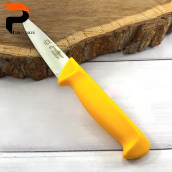 چاقو حیدری بیخس 11 سانت دسته زرد