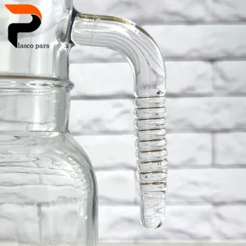 پارچ شیشه ای شیاردار 1.5 لیمون - Image 3