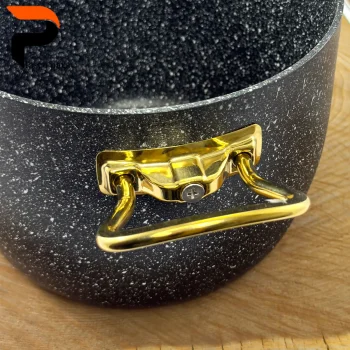 قابلمه 20 دیپ درب پیرکس بلند مشکی هاناتک - Image 3