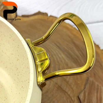 قابلمه 28 خمره ای درب پیرکس کرمی هاناتک - Image 7