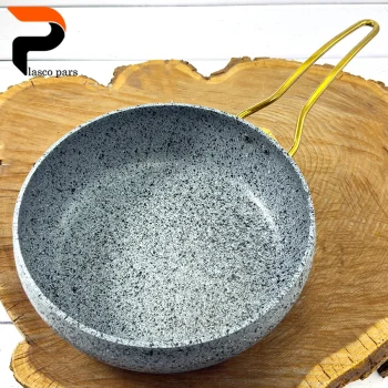 تابه 24 خمره ای تکدسته درب پیرکس طوسی هاناتک - Image 2