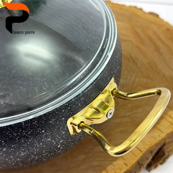 قابلمه 24خمره ای درب پیرکس مشکی هاناتک - Image 6