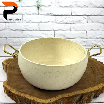 قابلمه 24 خمره ای درب پیرکس کرمی هاناتک - Image 4