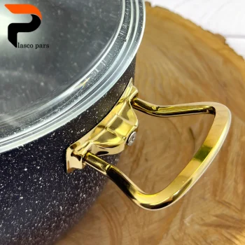 قابلمه 24 دیپ درب پیرکس بلند مشکی هاناتک - Image 11