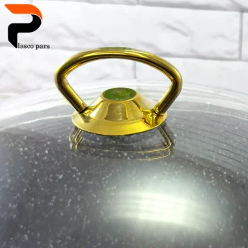 قابلمه 24 دیپ درب پیرکس بلند مشکی هاناتک - Image 6