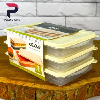 ست فریزری نسیم 3 عددی لیمون