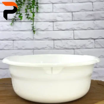 لگن گرد ترمه 2 گلد - Image 3