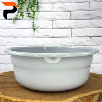 لگن گرد ترمه 6 گلد - Image 2