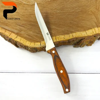 چاقو دسته چوبی کاتلری 15.5