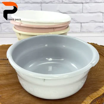 لگن گرد ترمه 1 گلد - Image 8