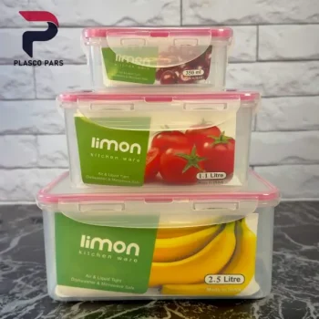 ست فریزری 6 پارچه مستطیل لیمون